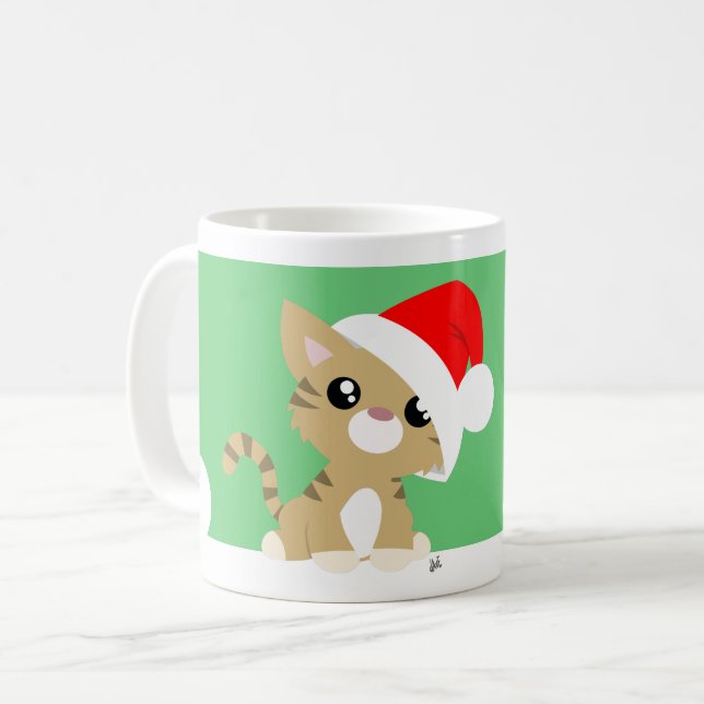 Taza De Café Meowy Navidades Kitty Mug (Anverso izquierdo)