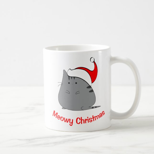 Taza De Café Meowy Navidades mug (Derecha)