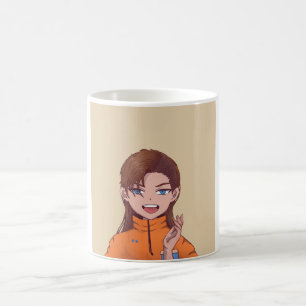 Taza De Café Mercadería Anime Chica Entusiast Anime Character