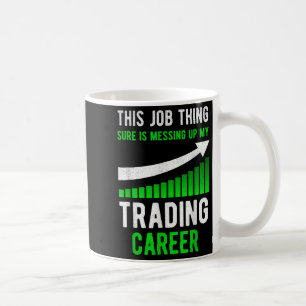 Taza De Café Mercado bursátil divertido