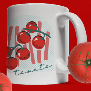 Taza De Café Mercado de Agricultores de Tomates Italia