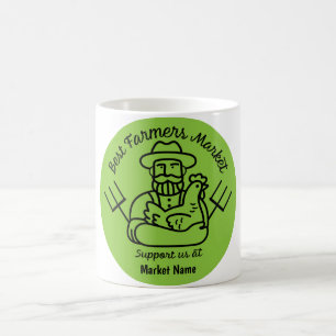 Taza De Café Mercado de agricultores locales