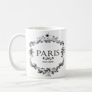 Taza De Café mercado de flores de París  
