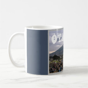 Taza De Café Mercado de ganado Otavalo, Ecuador,