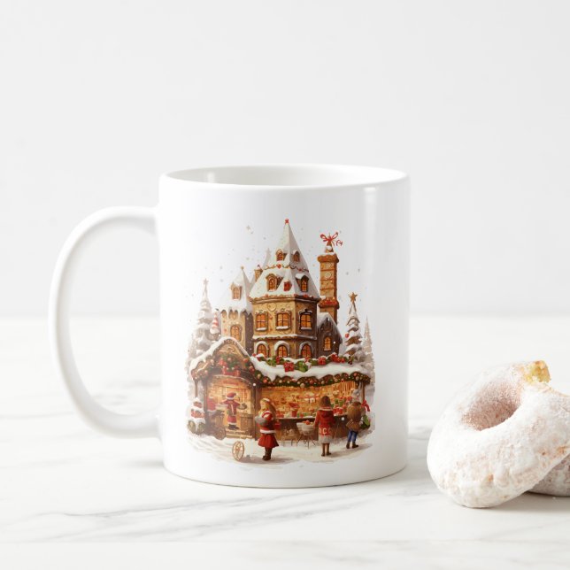 Taza De Café mercado de navidades (Con donut)