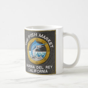 Taza De Café Mercado de pescado x dos - Marina del Rey Californ
