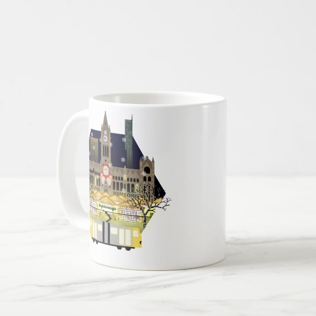 Taza De Café Mercados del navidad de Manchester (Anverso izquierdo)