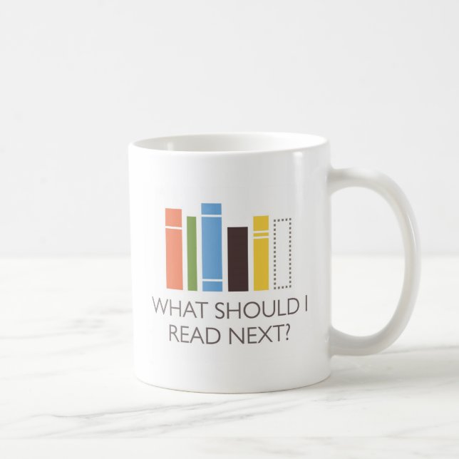 Taza De Café mercancía de WhatShouldIReadNext.com (Derecha)