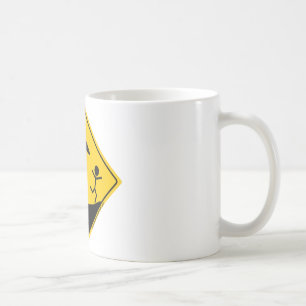 Taza De Café Mercancía y ropa de la advertencia del tiempo del