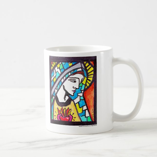 Taza De Café Mercancías del Virgen María (Derecha)
