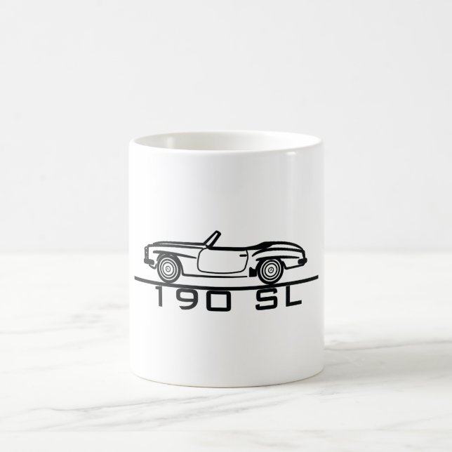 Taza De Café Mercedes 190 SL Tipo 121 (Centro)