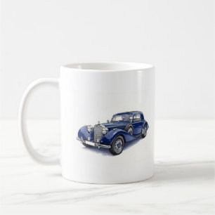 Taza De Café Mercedes azules, colección de Natasha Us