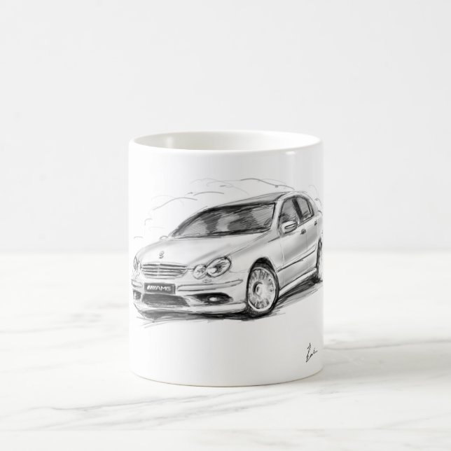 Taza De Café Mercedes-Benz C55 AMG (Centro)