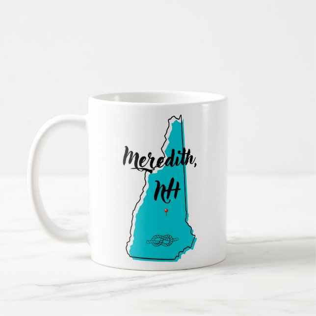 Taza De Café Meredith New Hampshire Mug (Izquierda)