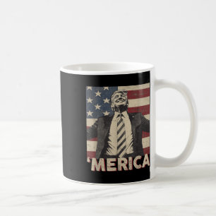 Taza De Café Merica Trump Bandera Estadounidense 4 De Julio Pat