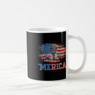 Taza De Café Merica Trump Feliz 4 De Julio Bandera Norteamerica