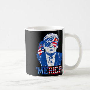 Taza De Café Merica Trump Feliz 4 De Julio Bandera Norteamerica