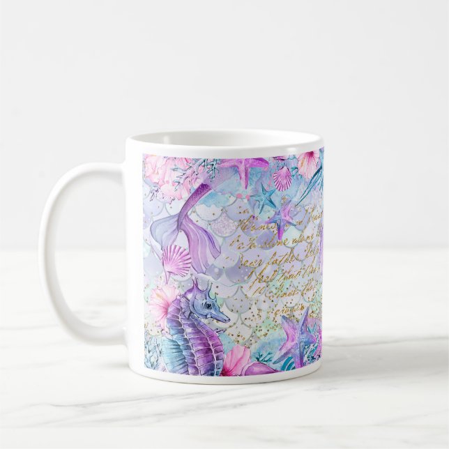 Taza De Café Mermaid (Izquierda)