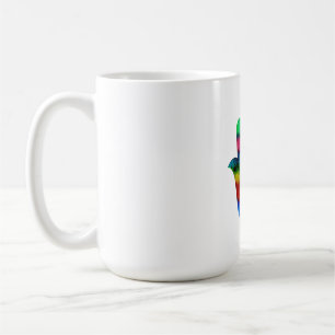 Taza De Café Mermaid Garden Hamsa Art