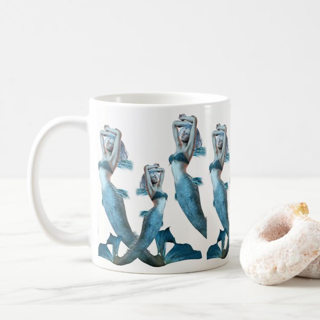 Taza De Café Mermaid Mug (Con donut)