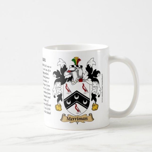 Taza De Café Merriman, el origen, el significado y el escudo (Derecha)