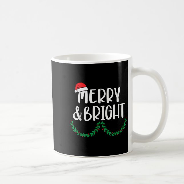 Taza De Café Merry &amp; Bright Moody &amp; Uptight Matching Co (Derecha)