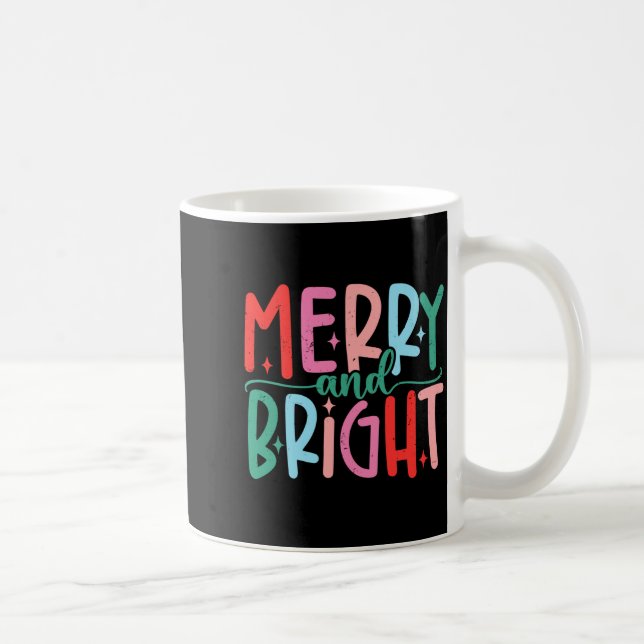 Taza De Café Merry &amp; Bright Moody &amp; Uptight Matching Co (Derecha)