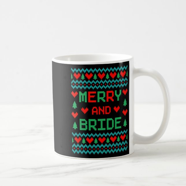 Taza De Café Merry And Bride Fiesta de Soltera Jerseys Feos de  (Derecha)