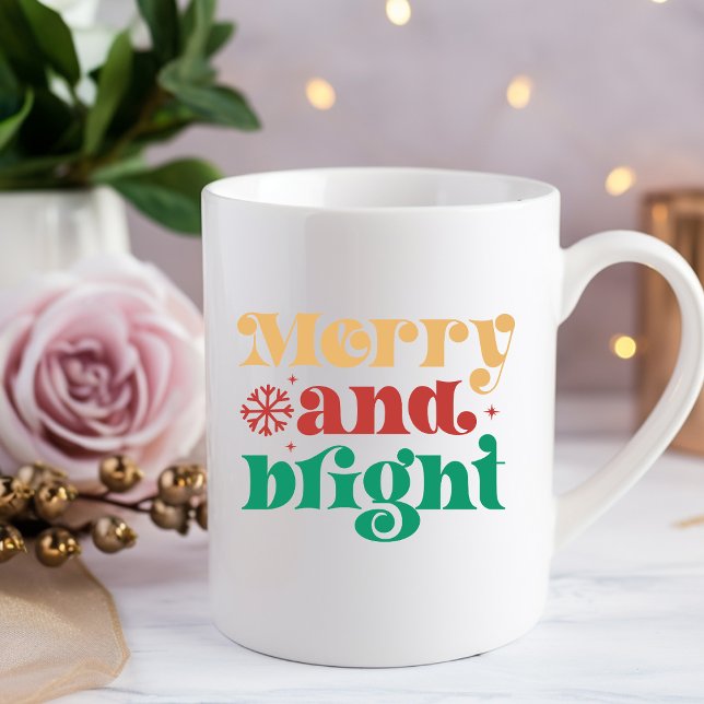 Taza De Café Merry and Bright Coffee Mug (Subido por el creador)