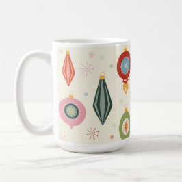 Taza De Café Merry & Bright Vintage Ornament Mug