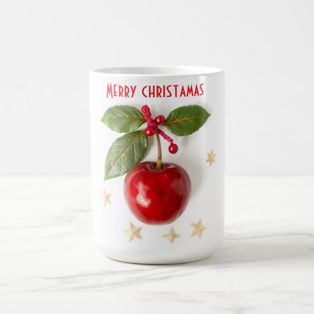 Taza De Café Merry Cherry Navidad Mug (Centro)