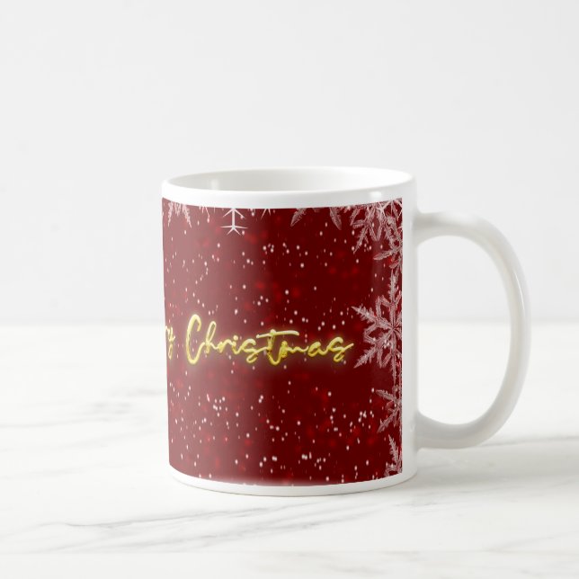 Taza De Café Merry Chirstmas (Derecha)