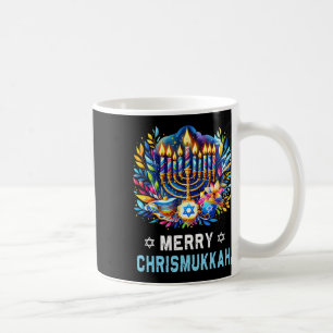 Taza De Café Merry Chrismukkah Navidades felices Christmakkuh H