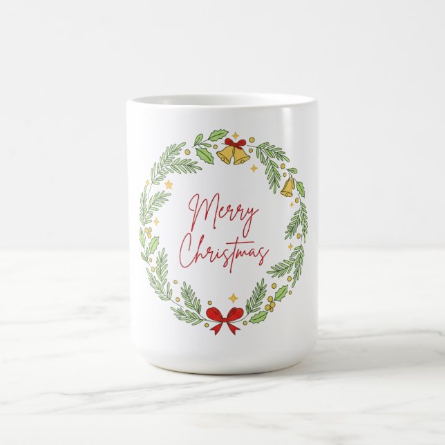 Taza De Café Merry Christmas (Centro)