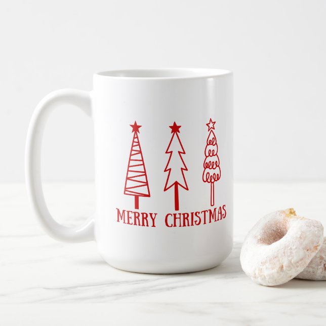Taza De Café Merry Christmas (Con donut)