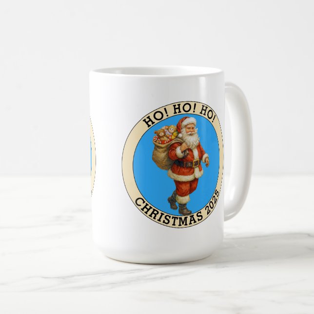 Taza De Café Merry Christmas (Anverso derecho)