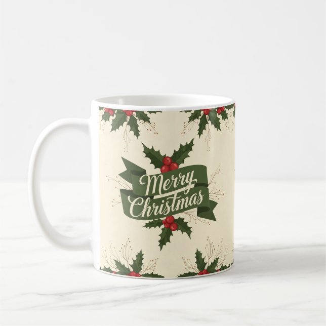 Taza De Café Merry Christmas (Izquierda)