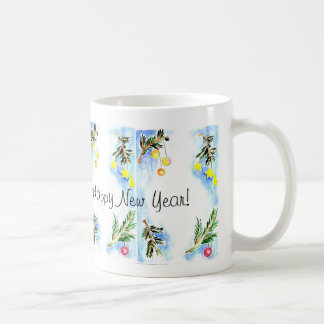 Taza De Café Merry Christmas and a Happy Year New!