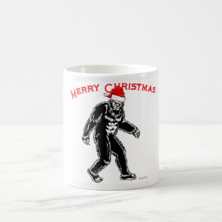 Taza De Café Merry Christmas Bigfoot Sasquatch Yeti
