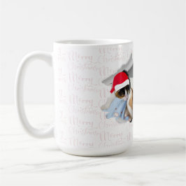 Taza De Café Merry Christmas cats and dogs mug