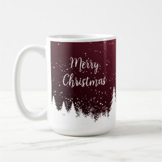 Taza De Café Merry Christmas Claret Mug