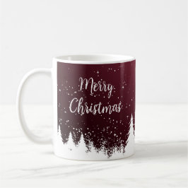 Taza De Café Merry Christmas Claret Mug
