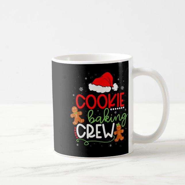 Taza De Café Merry Christmas Cookie Baking Crew Ginger Santa Pa (Derecha)