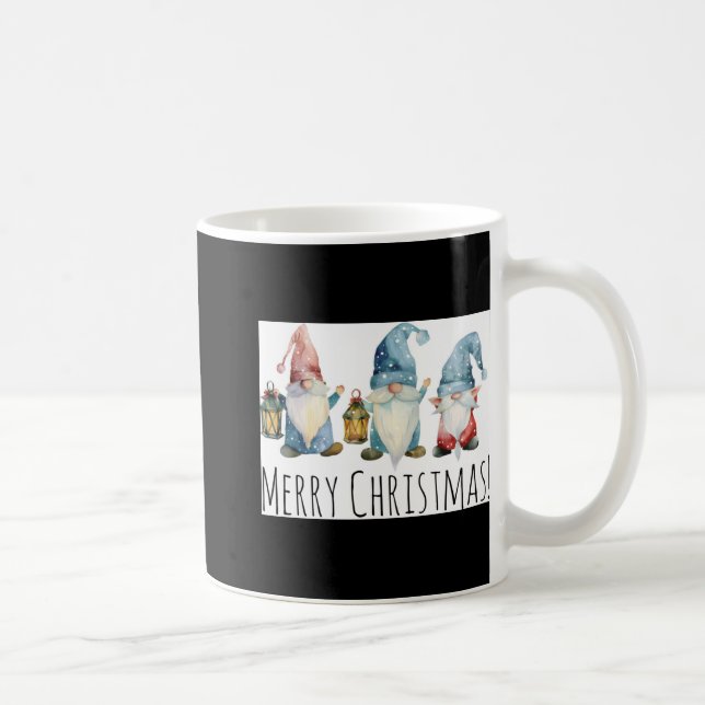 Taza De Café Merry Christmas Cute Christmas Gnomes T Shirt  (Derecha)