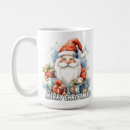 Taza De Café Merry Christmas Cute Little Santa Claus