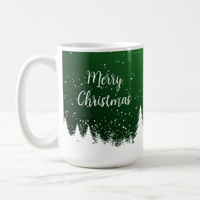 Taza De Café  Merry Christmas Green Mug (Izquierda)