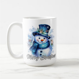 Taza De Café Merry Christmas Happy Holidays Jolly Snowman