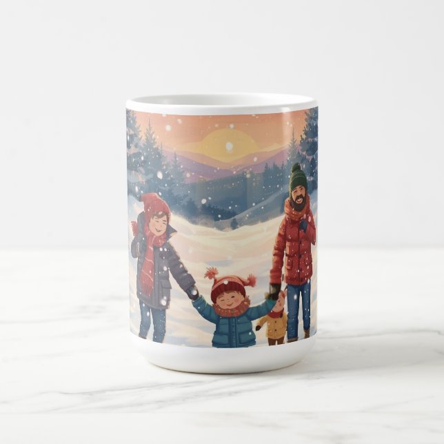 Taza De Café Merry Christmas & Happy New Year (Centro)