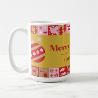 Taza De Café Merry Christmas & Happy New Year Mug