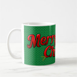 Taza De Café Merry Christmas Knit Coffee Mug